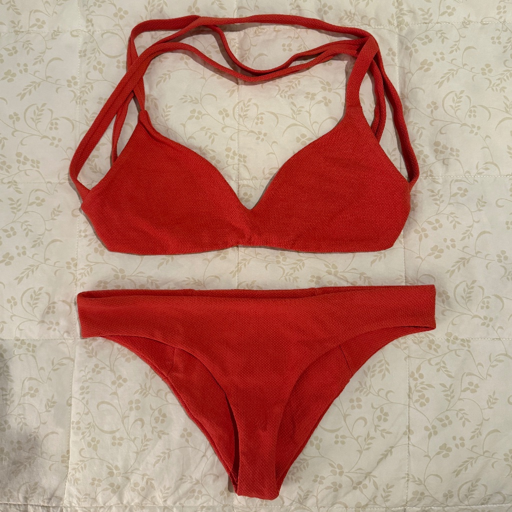 Boys And Arrows Bikini Set In Cayenne (Size M) -- Nwot